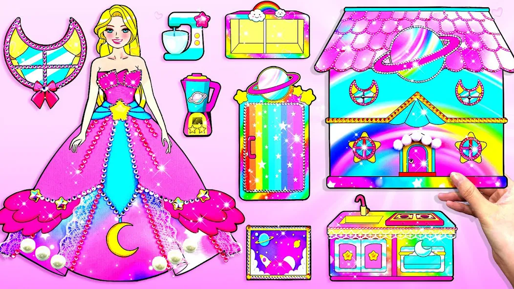 Doll Dress Up Makeup Girl Game (Чиби кукла одевает девушку игры) [МОД: Много монет, Открытые уровни и Мега MOD] Screenshot 5
