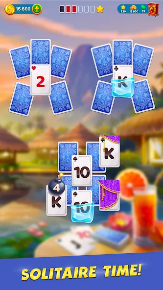 Solitaire Cruise: Card Games (Солитер Круиз) [МОД: Меню, Бесконечные монеты и Открытые уровни] Screenshot 5