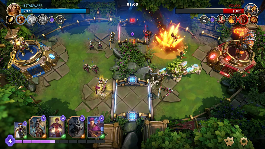 Minion Masters (Миньон Мастерс) [МОД: Все открыто, Дополнительные деньги и Меню MOD] Screenshot 1