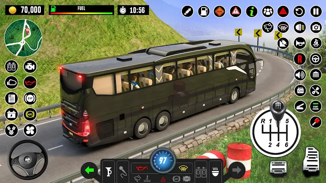 Bus Driving School : Bus Games [МОД: Много денег, Монет и Все открыто] Screenshot 2
