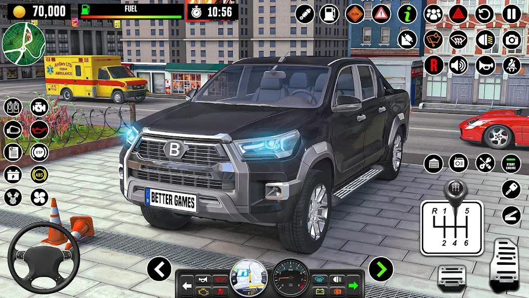 City Driving School Car Games [МОД: Бесконечные деньги, Монеты и Мега MOD] Screenshot 1