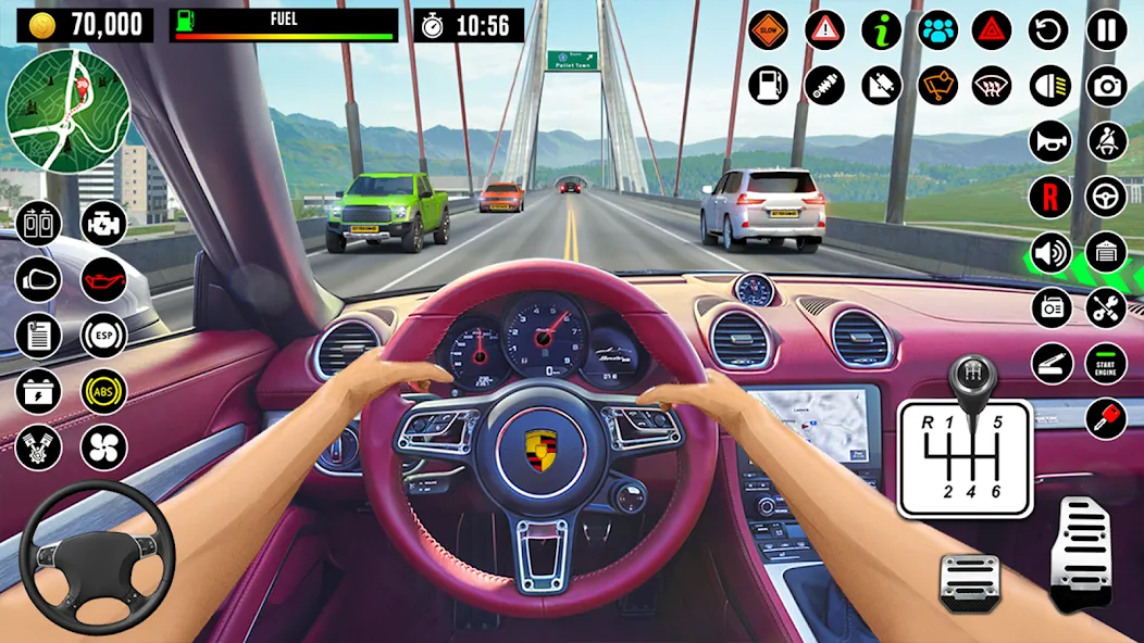 City Driving School Car Games [МОД: Бесконечные деньги, Монеты и Мега MOD] Screenshot 4