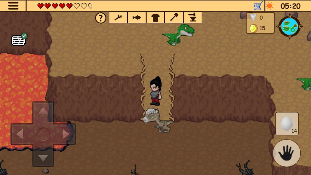 Survival RPG 3:Lost in time 2D (Сурвивал РПГ 3) [МОД: Все открыто, Дополнительные деньги и Меню MOD] Screenshot 1