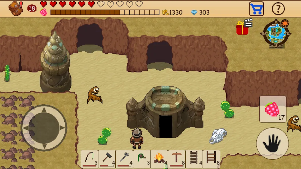 Survival RPG: Open World Pixel (Сурвайвл РПГ) [МОД: Деньги, Монеты и Меню MOD] Screenshot 2