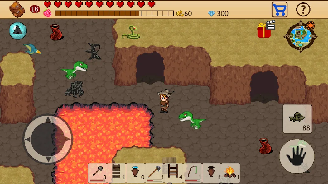 Survival RPG: Open World Pixel (Сурвайвл РПГ) [МОД: Деньги, Монеты и Меню MOD] Screenshot 5