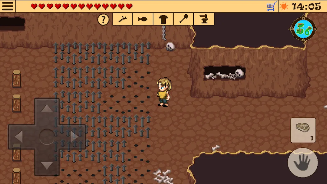 Survival RPG 2:Temple Ruins 2D (Сурвивал РПГ 2) [МОД: Деньги, Монеты и Меню MOD] Screenshot 5