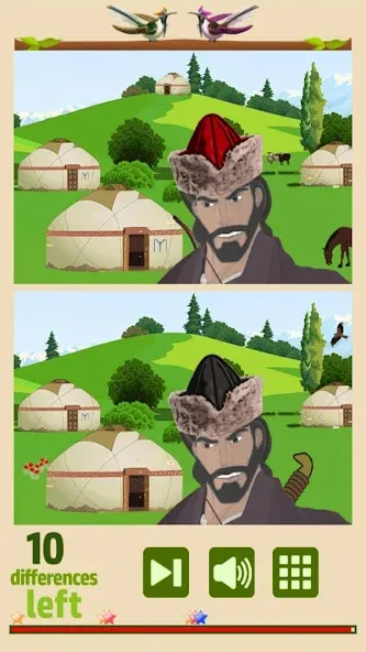 Find 10 Differences [МОД: Меню, Бесконечные монеты и Открытые уровни] Screenshot 2