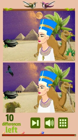 Find 10 Differences [МОД: Меню, Бесконечные монеты и Открытые уровни] Screenshot 4