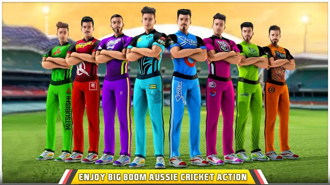 Aussie T20 Cricket Game 2023 [МОД: Много монет, Открытые уровни и Мега MOD] Screenshot 1