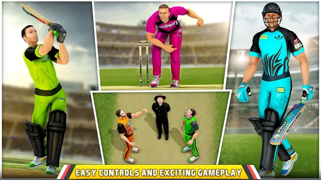 Aussie T20 Cricket Game 2023 [МОД: Много монет, Открытые уровни и Мега MOD] Screenshot 2