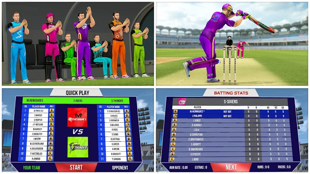 Aussie T20 Cricket Game 2023 [МОД: Много монет, Открытые уровни и Мега MOD] Screenshot 5
