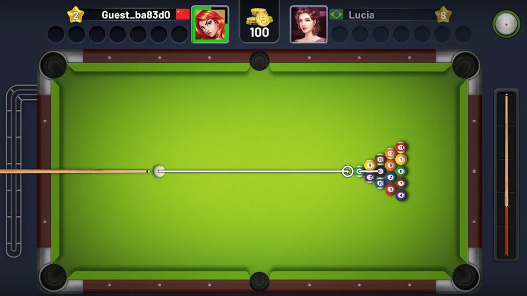 8 Pool Clash (Пул Клаш) [МОД: Много монет, Открытые уровни и Мега MOD] Screenshot 2