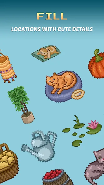Pixel Art - Color House (Пиксель) [МОД: Бесконечные деньги, Монеты и Мега MOD] Screenshot 3