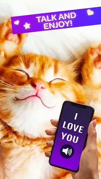 Cat Translator Pet Talk Meow [МОД: Все открыто, Дополнительные деньги и Меню MOD] Screenshot 3