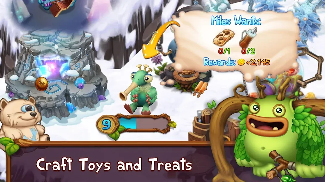Singing Monsters: Dawn of Fire (Сингинг Монстерс) [МОД: Меню, Бесконечные монеты и Открытые уровни] Screenshot 2