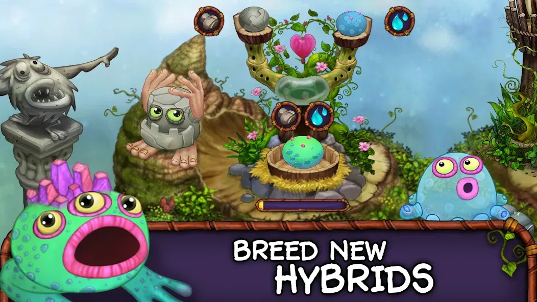 My Singing Monsters (Май Сингинг Монстерс) [МОД: Меню, Бесконечные монеты и Открытые уровни] Screenshot 2