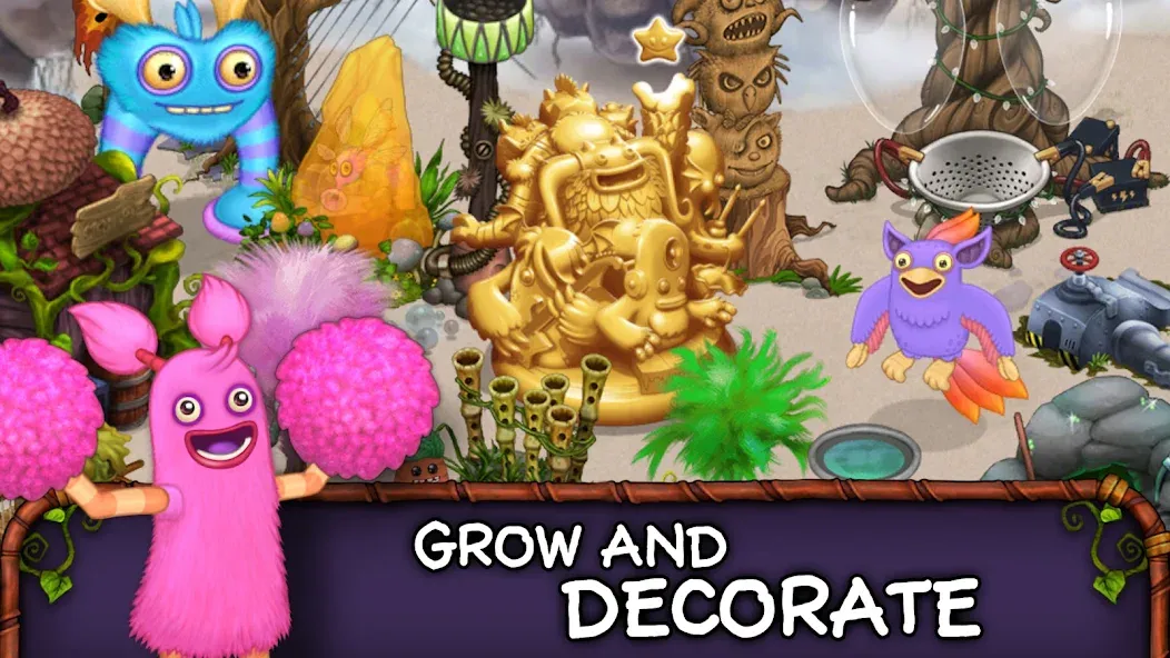 My Singing Monsters (Май Сингинг Монстерс) [МОД: Меню, Бесконечные монеты и Открытые уровни] Screenshot 3
