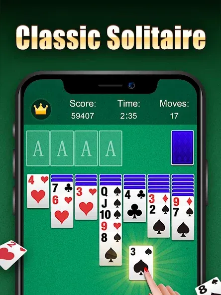 Solitaire [МОД: Деньги, Монеты и Меню MOD] Screenshot 5