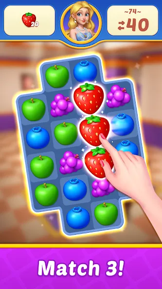 Fruit Diary 2: Manor Design [МОД: Много монет, Открытые уровни и Мега MOD] Screenshot 2