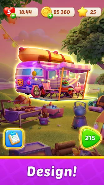 Fruit Diary 2: Manor Design [МОД: Много монет, Открытые уровни и Мега MOD] Screenshot 3
