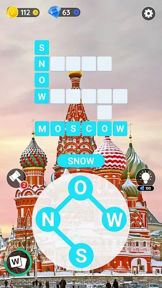 Word City: Connect Word Game (Ворд Сити) [МОД: Бесконечные деньги, Монеты и Мега MOD] Screenshot 5