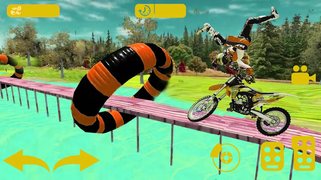 Bike stunt 3d games-Bike games [МОД: Бесконечные деньги, Монеты и Мега MOD] Screenshot 3