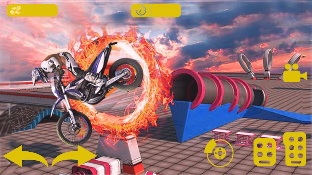 Bike stunt 3d games-Bike games [МОД: Бесконечные деньги, Монеты и Мега MOD] Screenshot 4