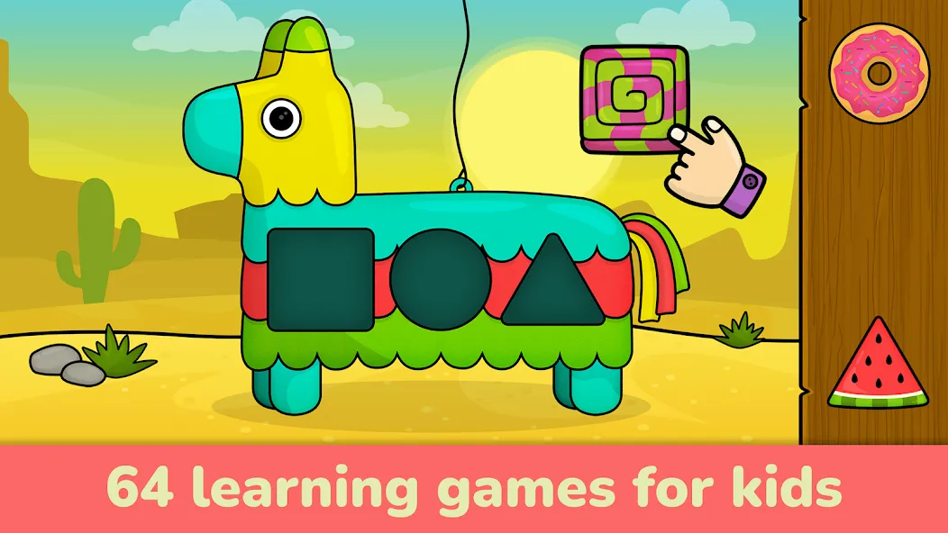Games for Toddlers 2 Years Old [МОД: Меню, Бесконечные монеты и Открытые уровни] Screenshot 1