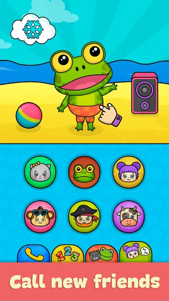 Bimi Boo Baby Phone for Kids [МОД: Деньги, Монеты и Меню MOD] Screenshot 4
