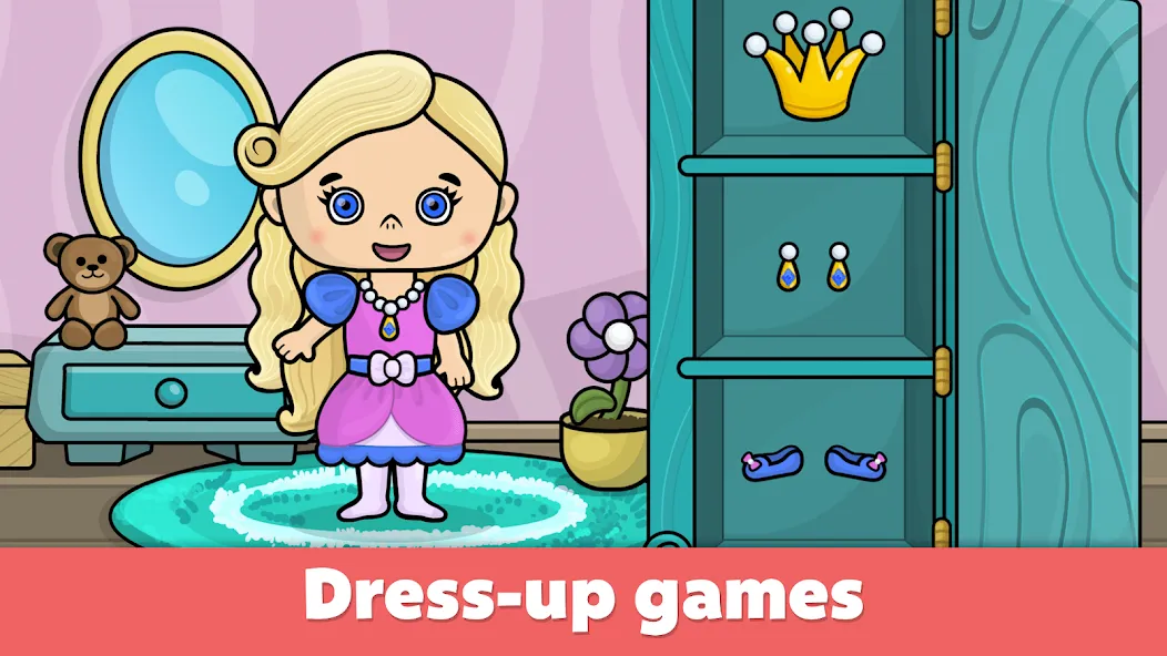 Bimi Boo Fun Kids Games [МОД: Меню, Бесконечные монеты и Открытые уровни] Screenshot 1