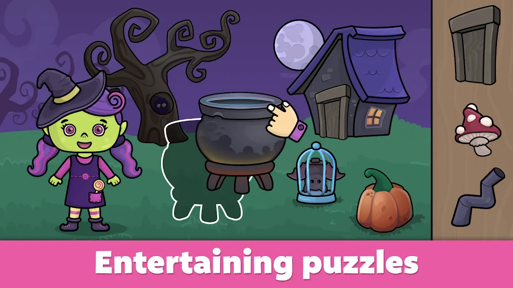 Bimi Boo Fun Kids Games [МОД: Меню, Бесконечные монеты и Открытые уровни] Screenshot 2
