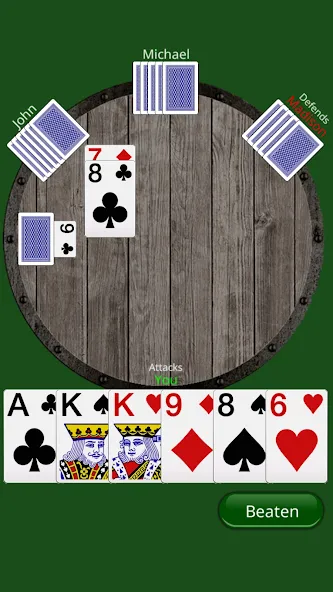 Durak Online Cards Game [МОД: Меню, Бесконечные монеты и Открытые уровни] Screenshot 3