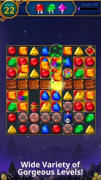 Jewels Magic: Mystery Match3 (Джуэлс Мэджик) [МОД: Деньги, Монеты и Меню MOD] Screenshot 5