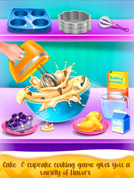 Cake Maker Cooking Cake Games (Кейк Мейкер кулинарные игры на приготовление тортов) [МОД: Много денег, Монет и Все открыто] Screenshot 4