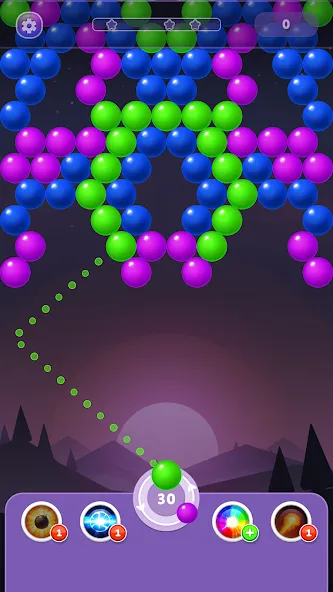 Bubble Shooter Rainbow [МОД: Меню, Бесконечные монеты и Открытые уровни] Screenshot 4
