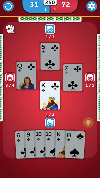 Spades - Card Game (Спейдс) [МОД: Меню, Бесконечные монеты и Открытые уровни] Screenshot 4