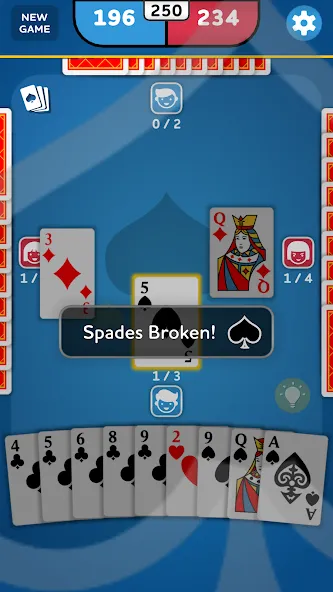 Spades - Card Game (Спейдс) [МОД: Меню, Бесконечные монеты и Открытые уровни] Screenshot 5