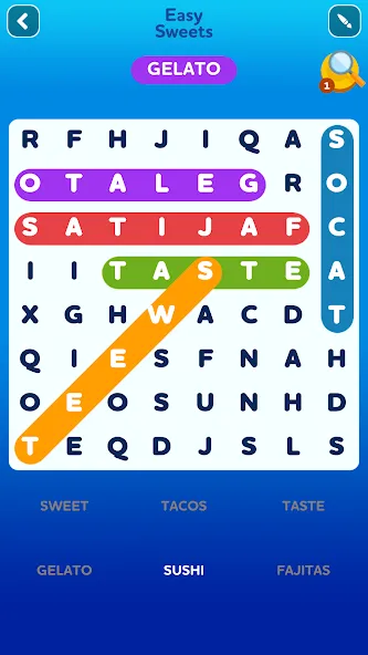 Word Search - Word Puzzle Game [МОД: Меню, Бесконечные монеты и Открытые уровни] Screenshot 5