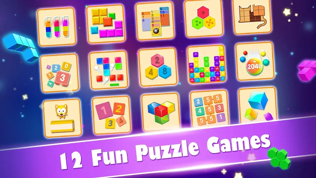 Block Gems: Block Puzzle Games (Блок драгоценные камни) [МОД: Много монет, Открытые уровни и Мега MOD] Screenshot 1
