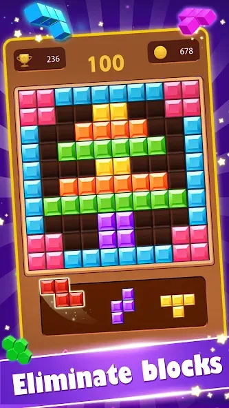 Block Gems: Block Puzzle Games (Блок драгоценные камни) [МОД: Много монет, Открытые уровни и Мега MOD] Screenshot 2