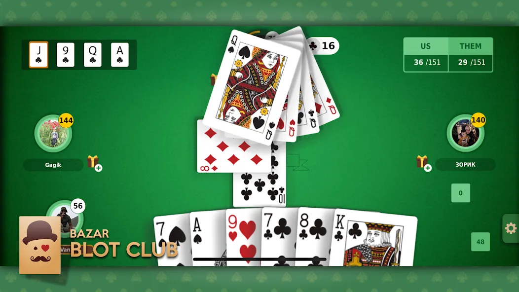 Blot Club - Online Bazar Blot [МОД: Много денег, Монет и Все открыто] Screenshot 1