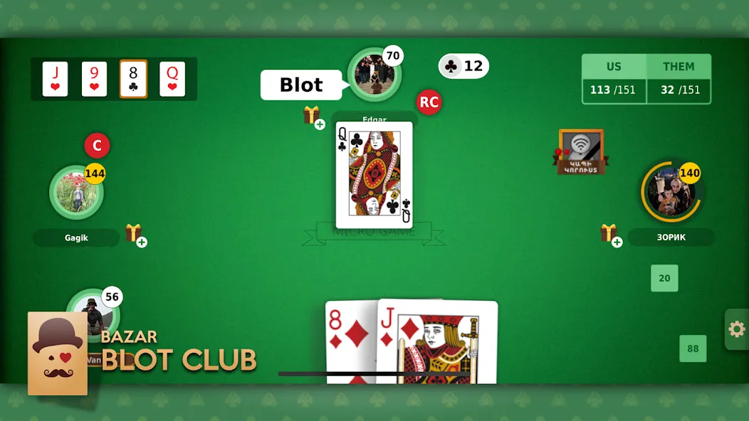 Blot Club - Online Bazar Blot [МОД: Много денег, Монет и Все открыто] Screenshot 5