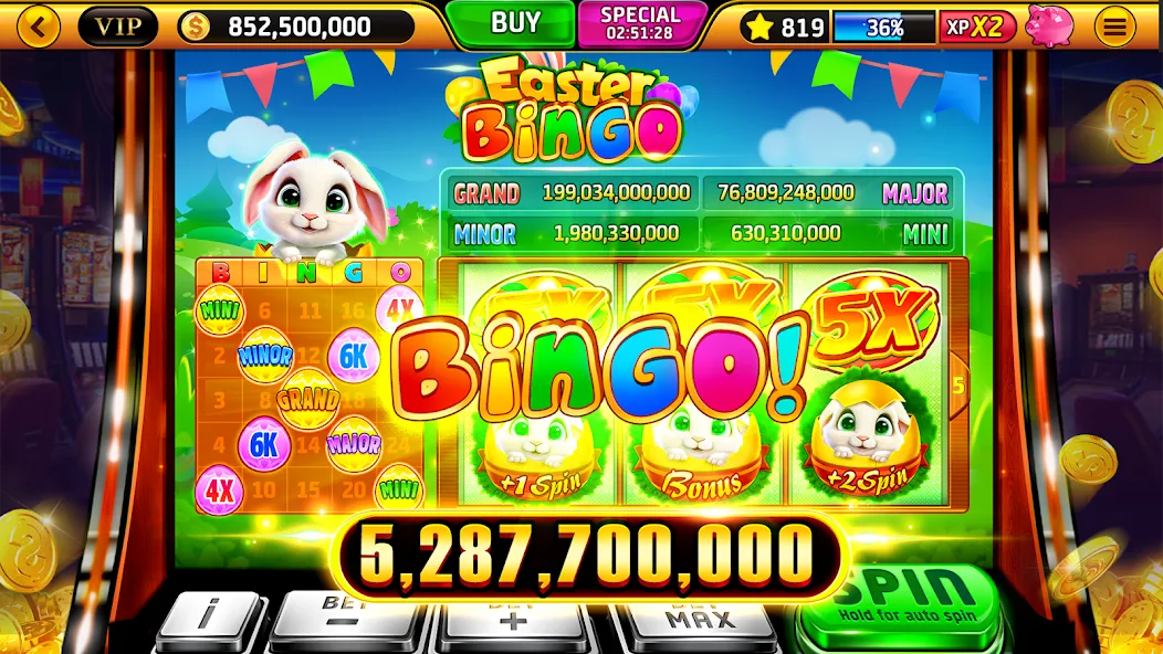 Wild Classic Slots Casino Game [МОД: Меню, Бесконечные монеты и Открытые уровни] Screenshot 3