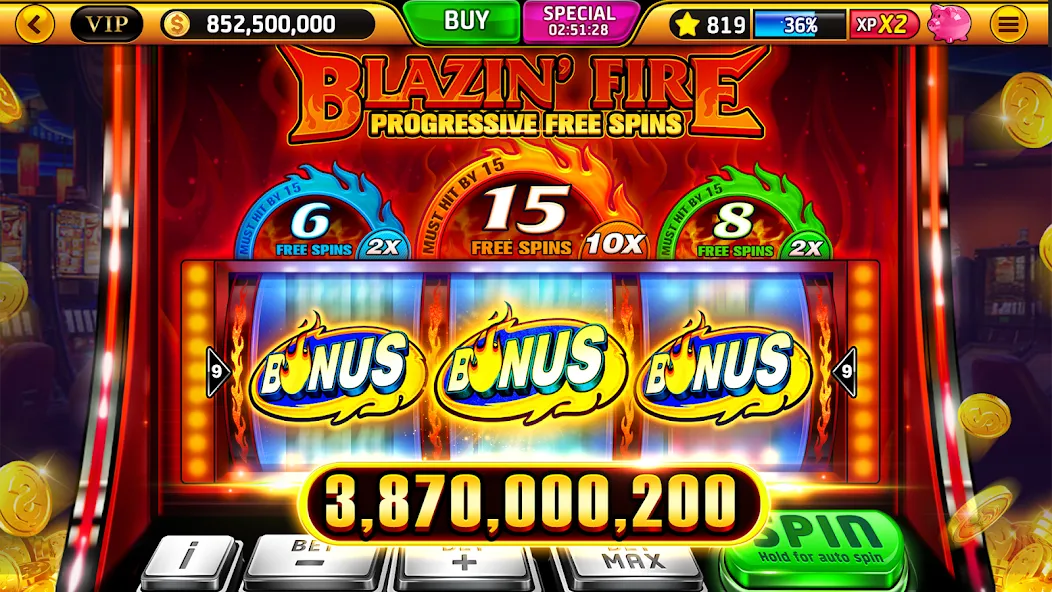 Wild Classic Slots Casino Game [МОД: Меню, Бесконечные монеты и Открытые уровни] Screenshot 4