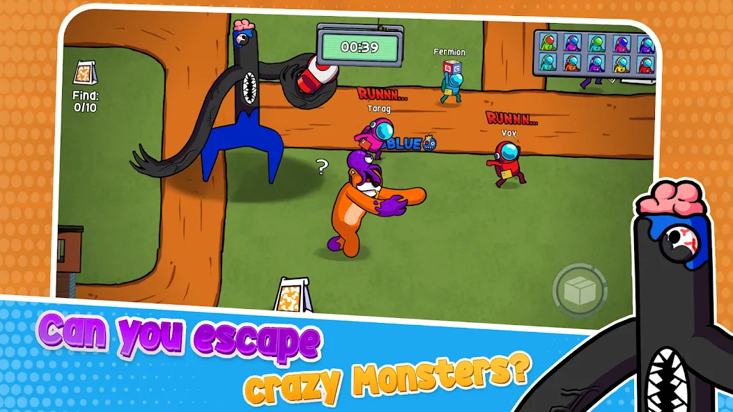 Survivor In Rainbow Monster (Сурвайвер Ин Рейнбоу Монстер) [МОД: Все открыто, Дополнительные деньги и Меню MOD] Screenshot 3