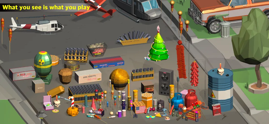 Fireworks Play (Файерворкс Плей) [МОД: Много денег, Монет и Все открыто] Screenshot 1