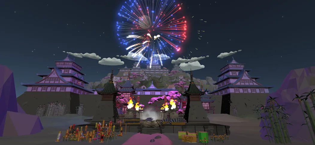 Fireworks Play (Файерворкс Плей) [МОД: Много денег, Монет и Все открыто] Screenshot 4