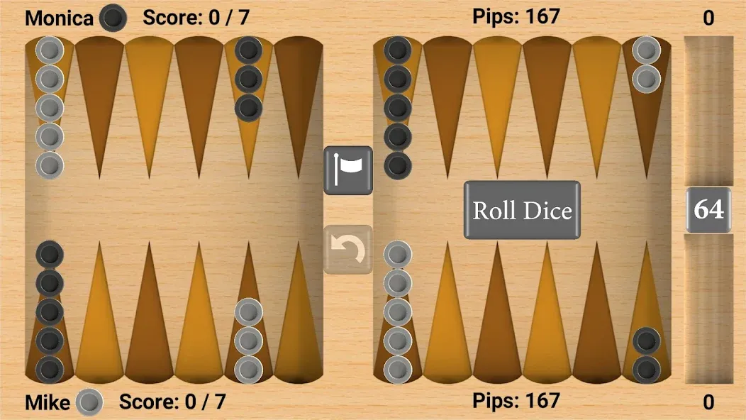 Bluetooth Backgammon [МОД: Деньги, Монеты и Меню MOD] Screenshot 2