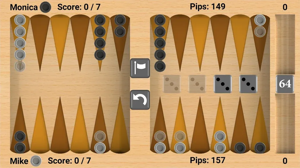 Bluetooth Backgammon [МОД: Деньги, Монеты и Меню MOD] Screenshot 3