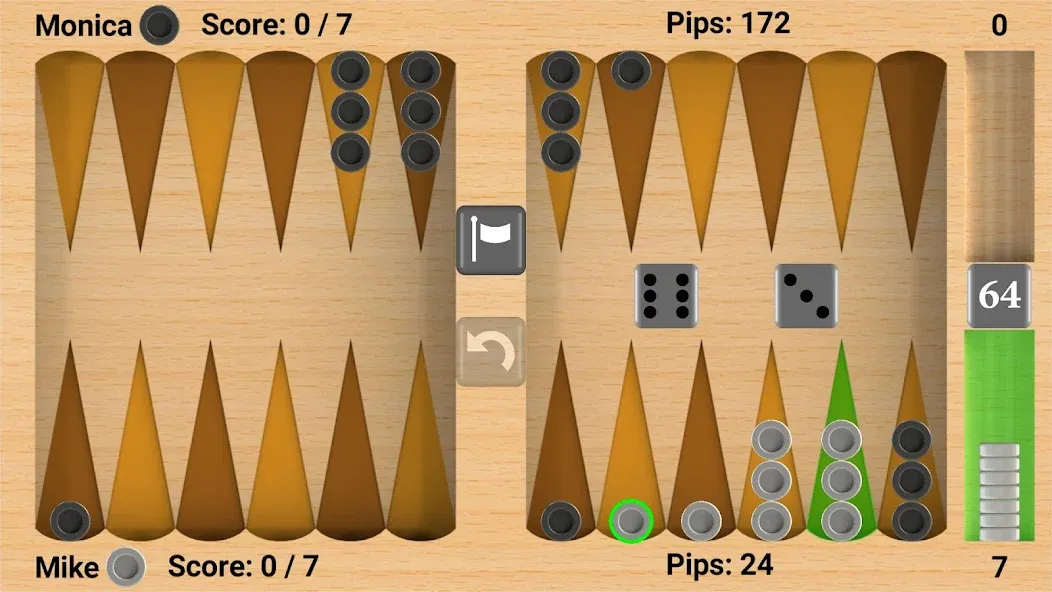 Bluetooth Backgammon [МОД: Деньги, Монеты и Меню MOD] Screenshot 4